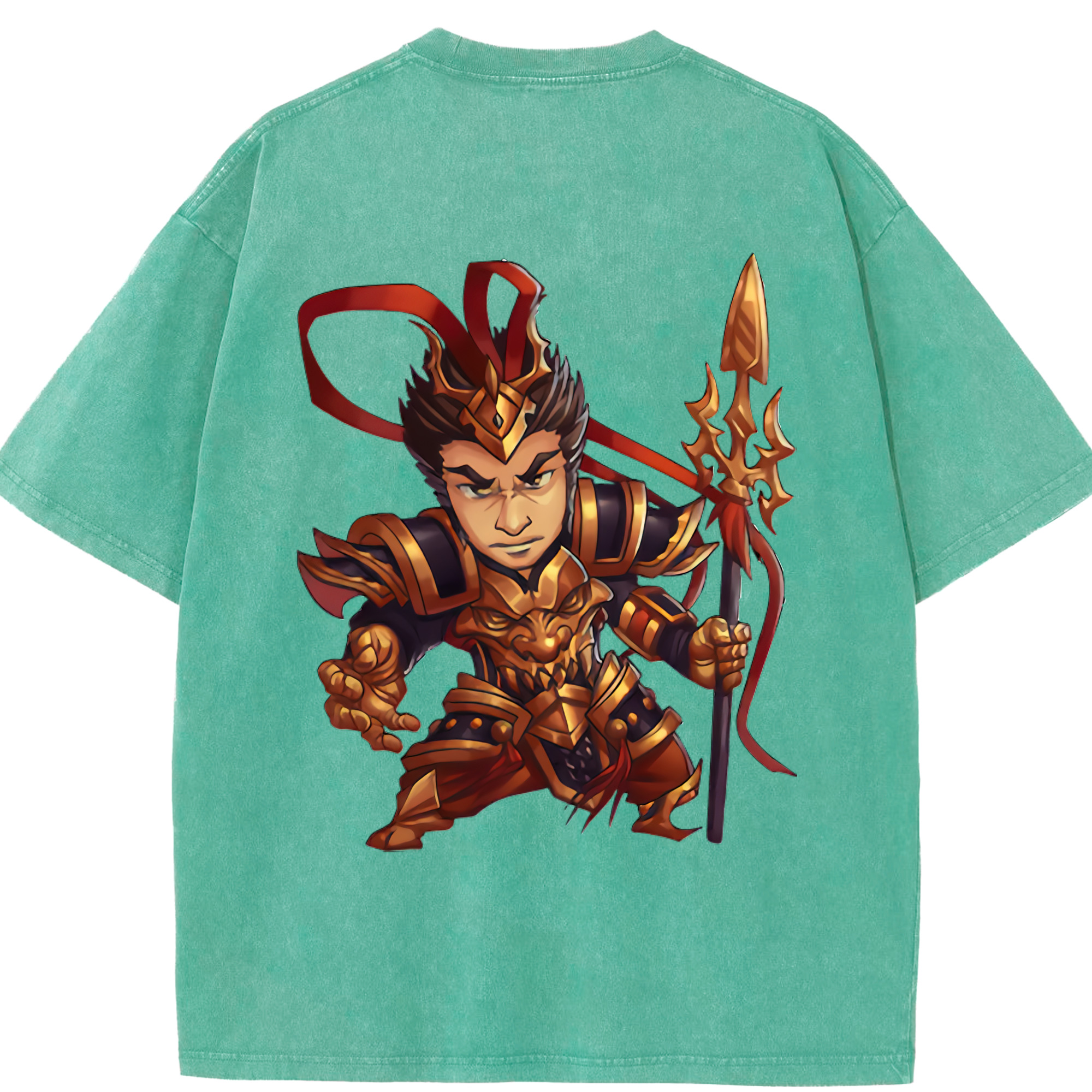 リーグ・オブ・レジェンド League of Legends LOL 綿100% ヴィンテージ風 半袖Tシャツ（背面プリント）